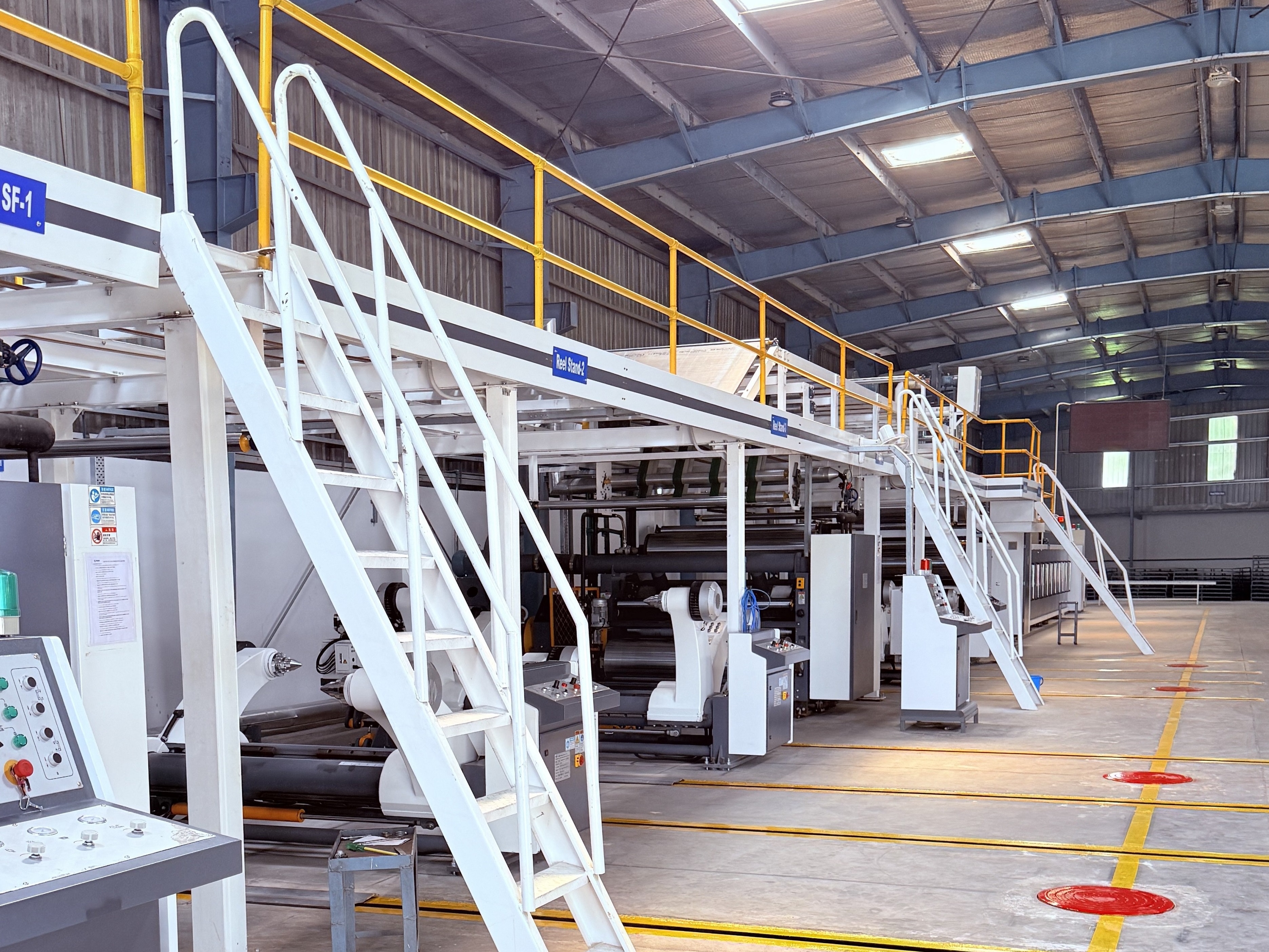 3/5 Ply High-Speed Fully Automatic Corrugated Board Making Machine.