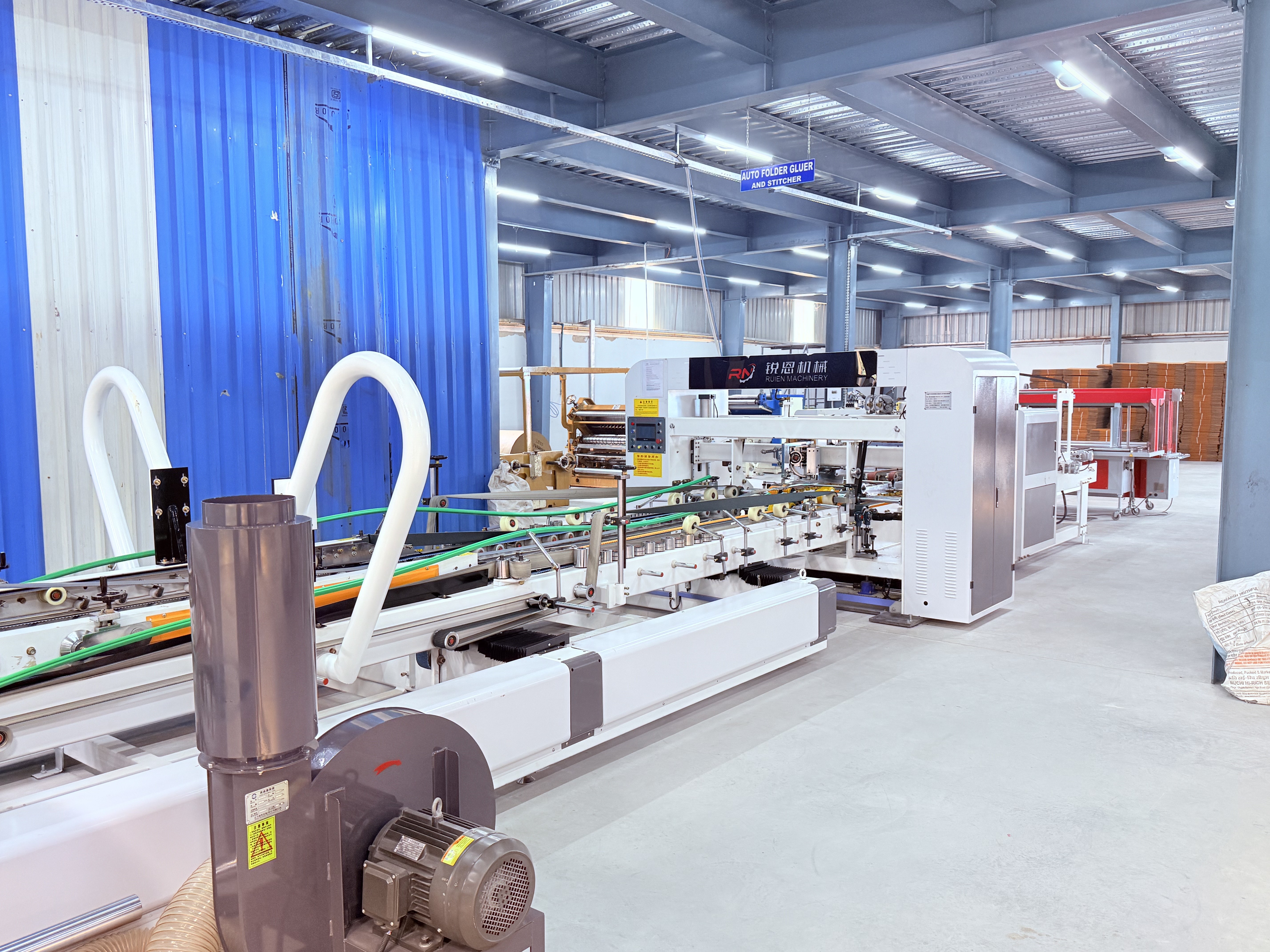 Advanced Auto Folder Gluer, Stitching, and Bundling Machine—the backbone for finishing and packaging excellence.